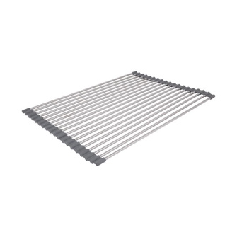 Сушарка на кухонну мийку Lidz Acsis LA01 Gray, кругла основа, для посуду 440 х 320 мм (LDACSLA01GRA49779)