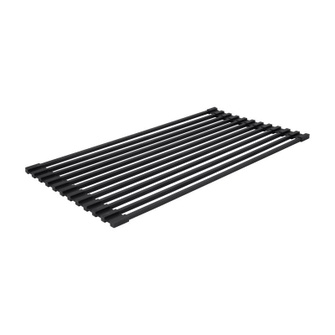 Сушарка на кухонну мийку Lidz Acsis LA04 Black, квадратна основа, для посуду 430 х 216 мм (LDACSLA04BLM49762)