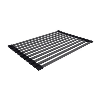Сушарка на кухонну мийку Lidz Acsis LA14 Black, плоска основа, для посуду 430 х 300 мм (LDACSLA14BLM49768)