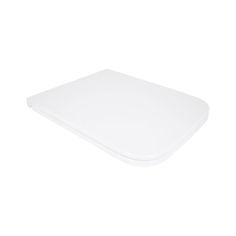 Сиденье для унитаза Qtap (Gemini 520) 448 x 357 x 38,5 мм, White, с микролифтом, Slim Duroplast, Quick Release (QTSC179W49386)