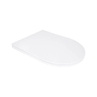 Сиденье для унитаза Qtap (Taurus 520) 455 x 365 x 38 мм, White, с микролифтом, Slim Duroplast, Quick Release (QTSC179W49384)