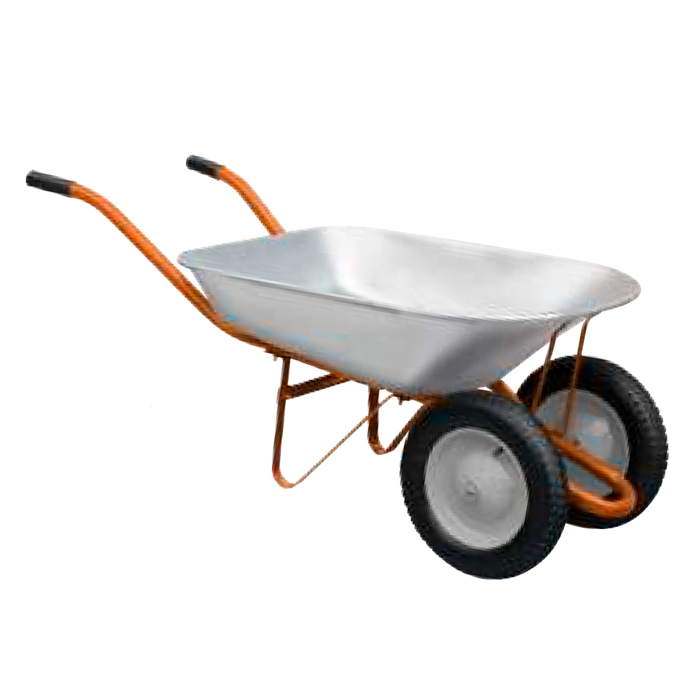 Тачка будівельна Flora двоколісна 78 л 170 кг колесо 14" Тачка будівельна Flora двоколісна 78 л 170 кг колесо 14"