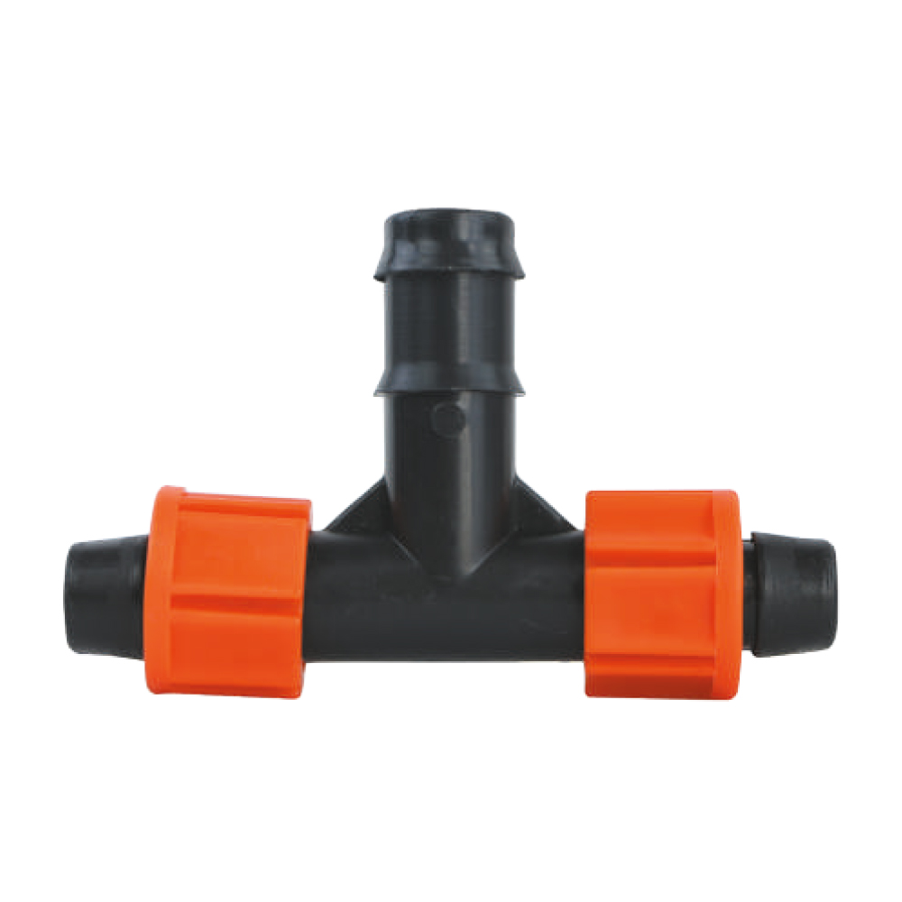 Трійник Flora для крапельної стрічки і трубки Ø16 мм Трійник Flora для крапельної стрічки і трубки Ø16 мм