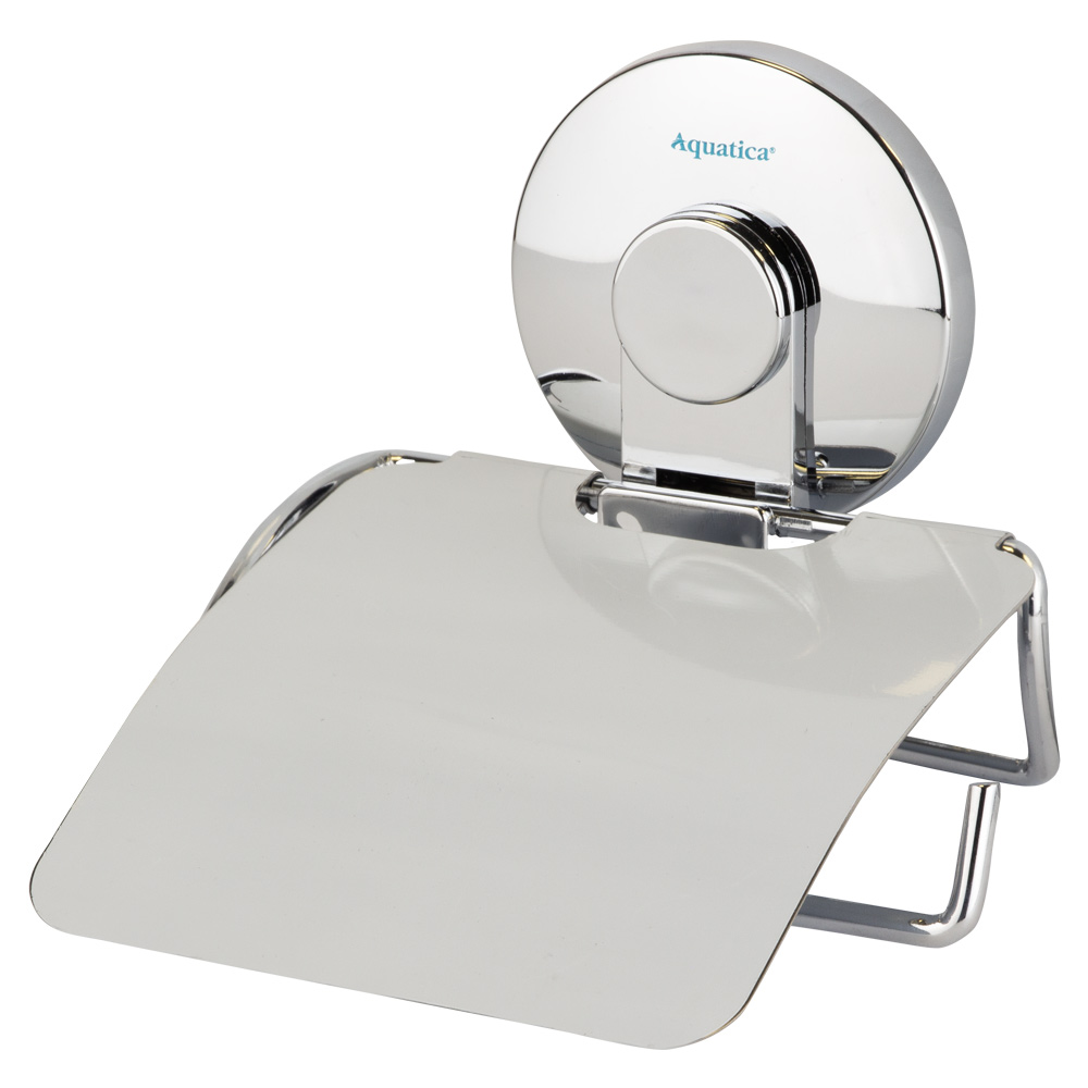 Тримач для туалетного паперу Aquatica s38 на вакуумній присосці 129×102×168 мм