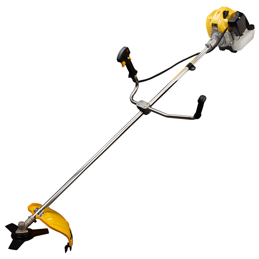 Тример Sigma бензиновий 2.4 кВт 43.0 см³ жорсткий вал U-ручка (котушка, ніж) (з 2х частин)