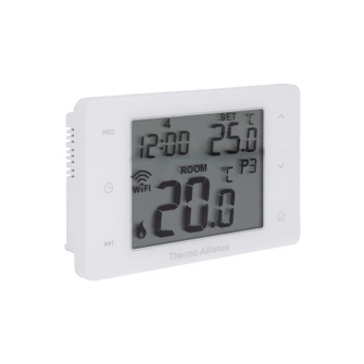 Недельный программируемый термостат Thermo Alliance ТА-2701WiFi сенсорный c WiFi
