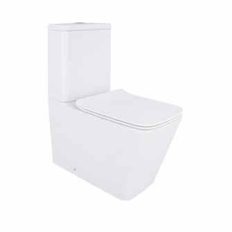 Унитаз напольный безободковый с сидением Qtap Crow Eco Soft-close (QTCRO27W48750)