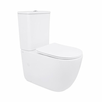 Унитаз напольный Qtap Leo Ultra Quiet 620 x 355 x 790 мм с сиденьем Soft-close, White (QTLEO27W49261)