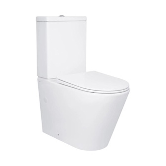 Унитаз напольный с сидением Qtap Swan Eco Ultra Quiet Soft-close 640 x 360 x 835 мм White (QTSWA27W48748)