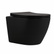 Унітаз підвісний Qtap Robin New Ultra Quiet із сидінням із сидінням Soft-Close MATT BLACK (QT13332381АSMB)