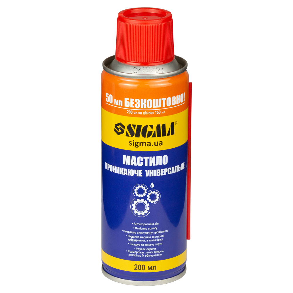 Универсальная проникающая смазка Sigma 200 мл