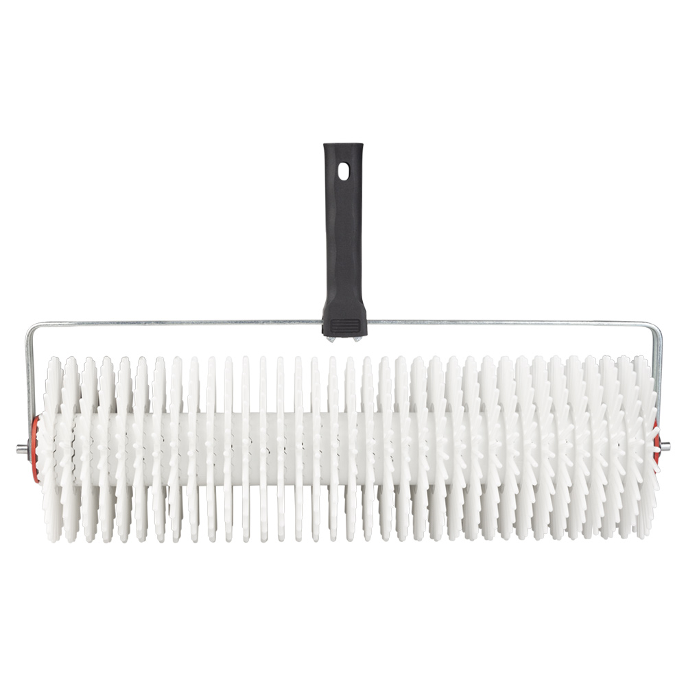 Валик голчастий Sigma аераційний для наливної підлоги 120 х 400 мм з ручкою (рамкоподібна) біла голка