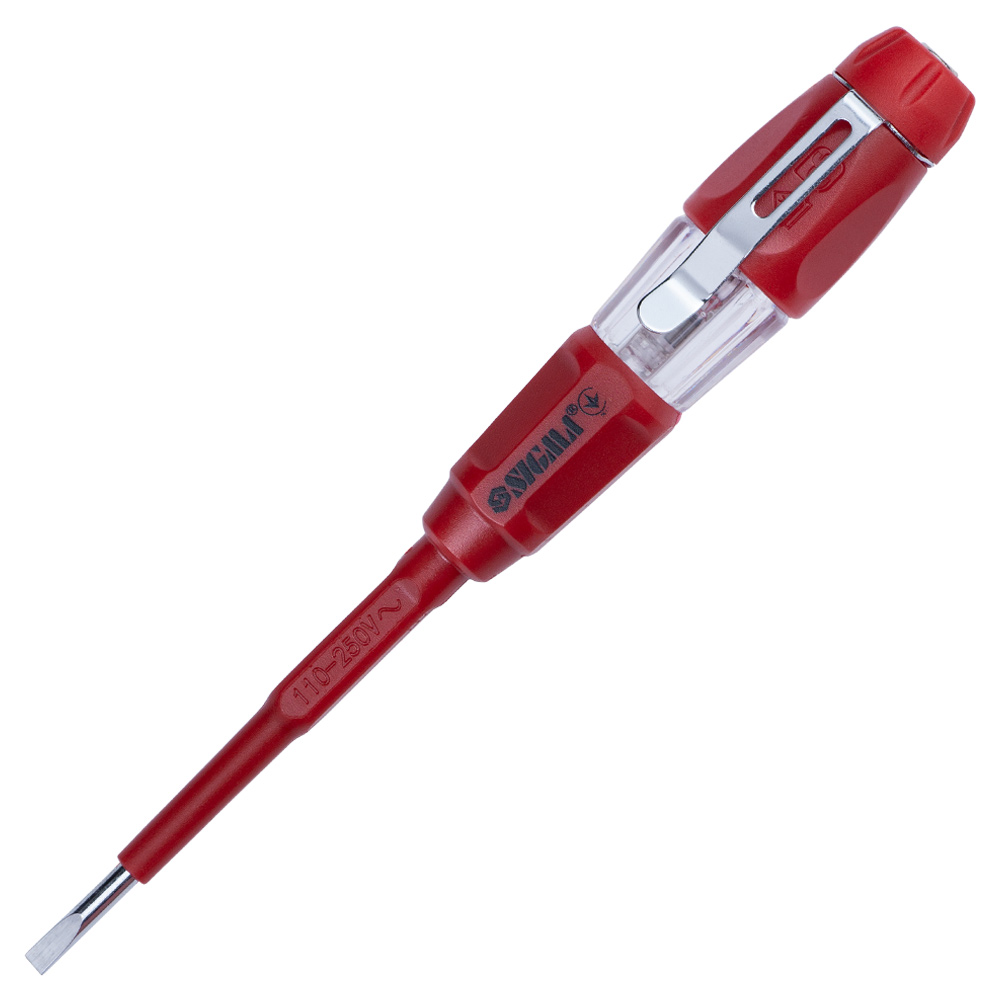 Викрутка-індикатор Sigma SL 3.0 х 140 мм 110-250В Викрутка-індикатор Sigma SL 3.0 х 140 мм 110-250В