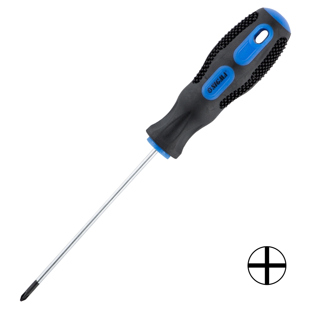 Викрутка хрестова Sigma CrV PH0 х 100 мм