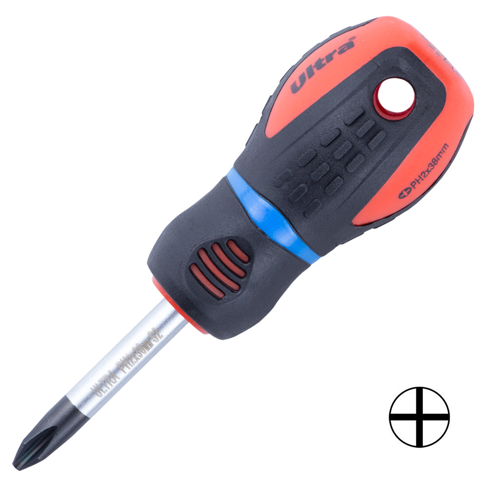 Викрутка хрестова Ultra Profi S2 PH2 х 38 мм