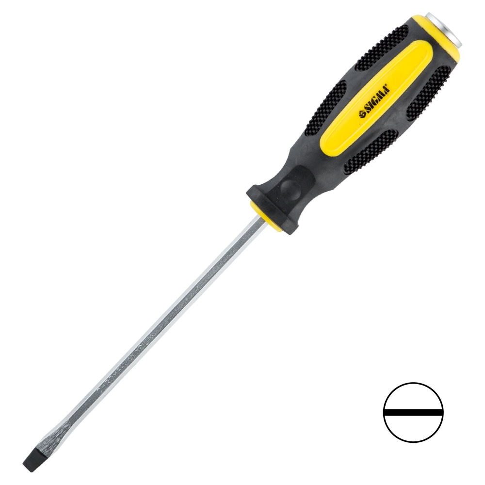 Викрутка ударна шліцьова Sigma CrV SL6 x 100 мм Викрутка ударна шліцьова Sigma CrV SL6 x 100 мм