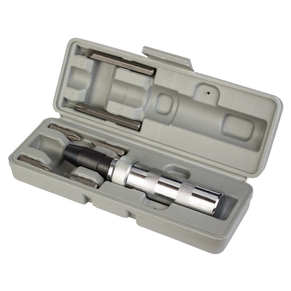 Викрутка ударно-поворотна Sigma CrV з битами 8 шт (пластиковий кейс) Викрутка ударно-поворотна Sigma CrV з битами 8 шт (пластиковий кейс)