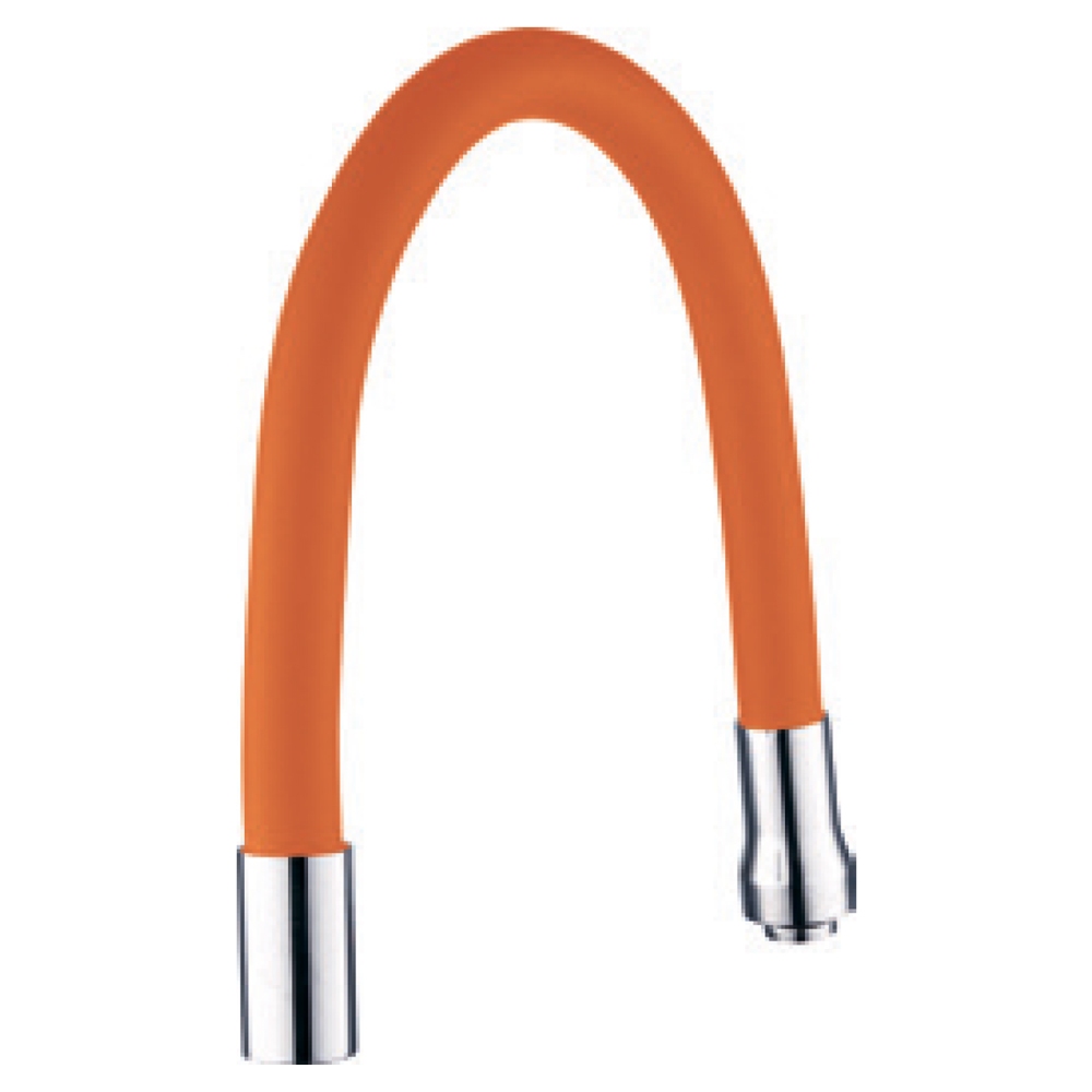 Вилив (гусак) Aquatica 3/4" для кухні силіконовий помаранчевий Вилив (гусак) Aquatica 3/4" для кухні силіконовий помаранчевий