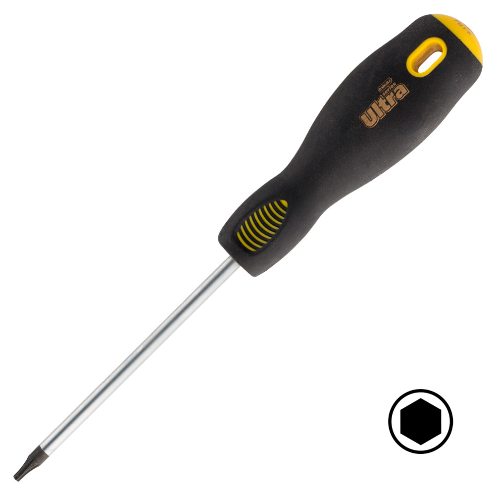 Отвертка шестигранная Ultra СrMо T10 х 100 мм
