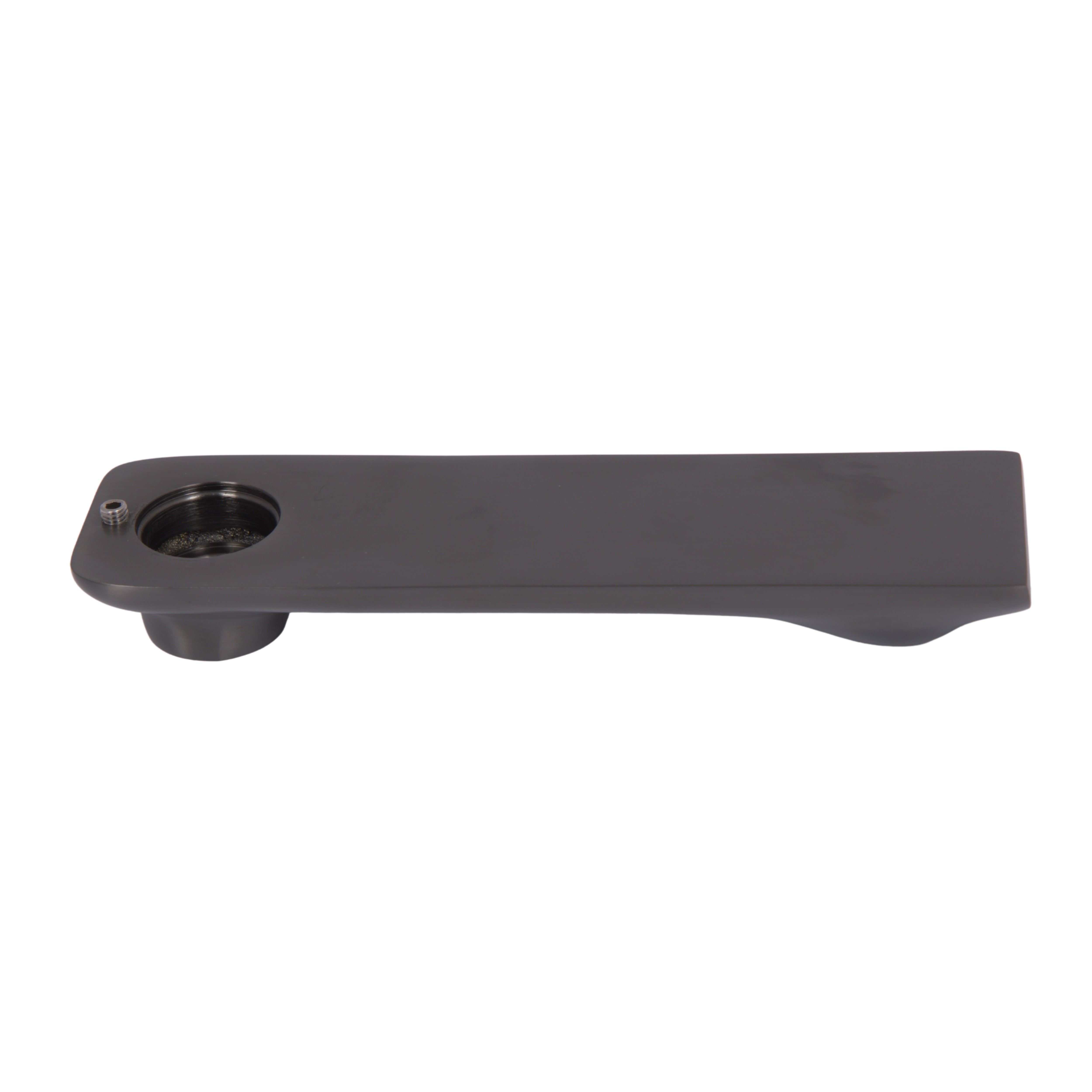 Излив для душевой системы Qtap Vlasta New Gunmetal Black PVD (160 х 44 х 21,5) (QTVLA16044215GMB49669)