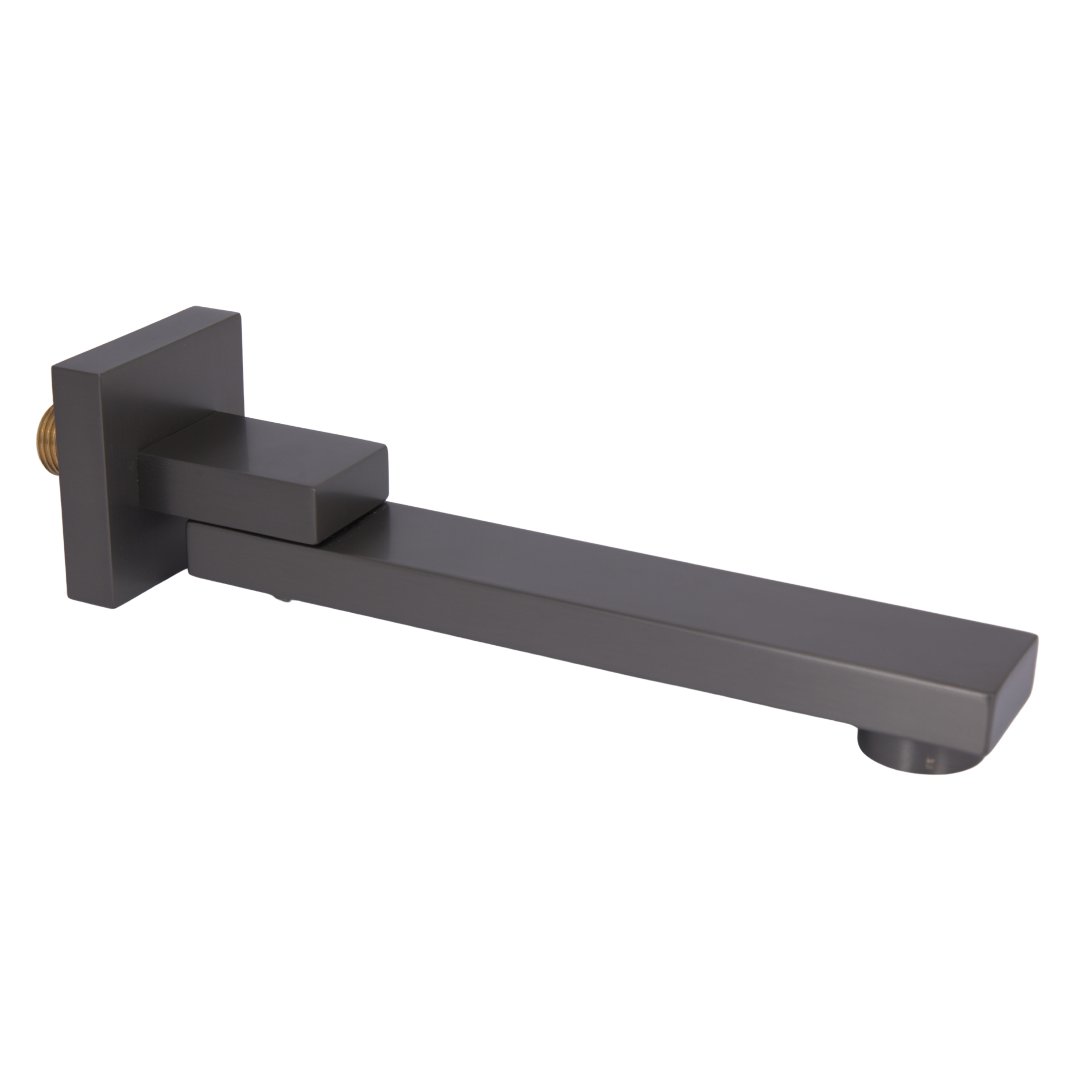 Излив для душевой системы скрытого монтажа Qtap Gemini Gunmetal Black PVD (59,4 x 59,4 x 247) (QTGEM594594247GMB50130)