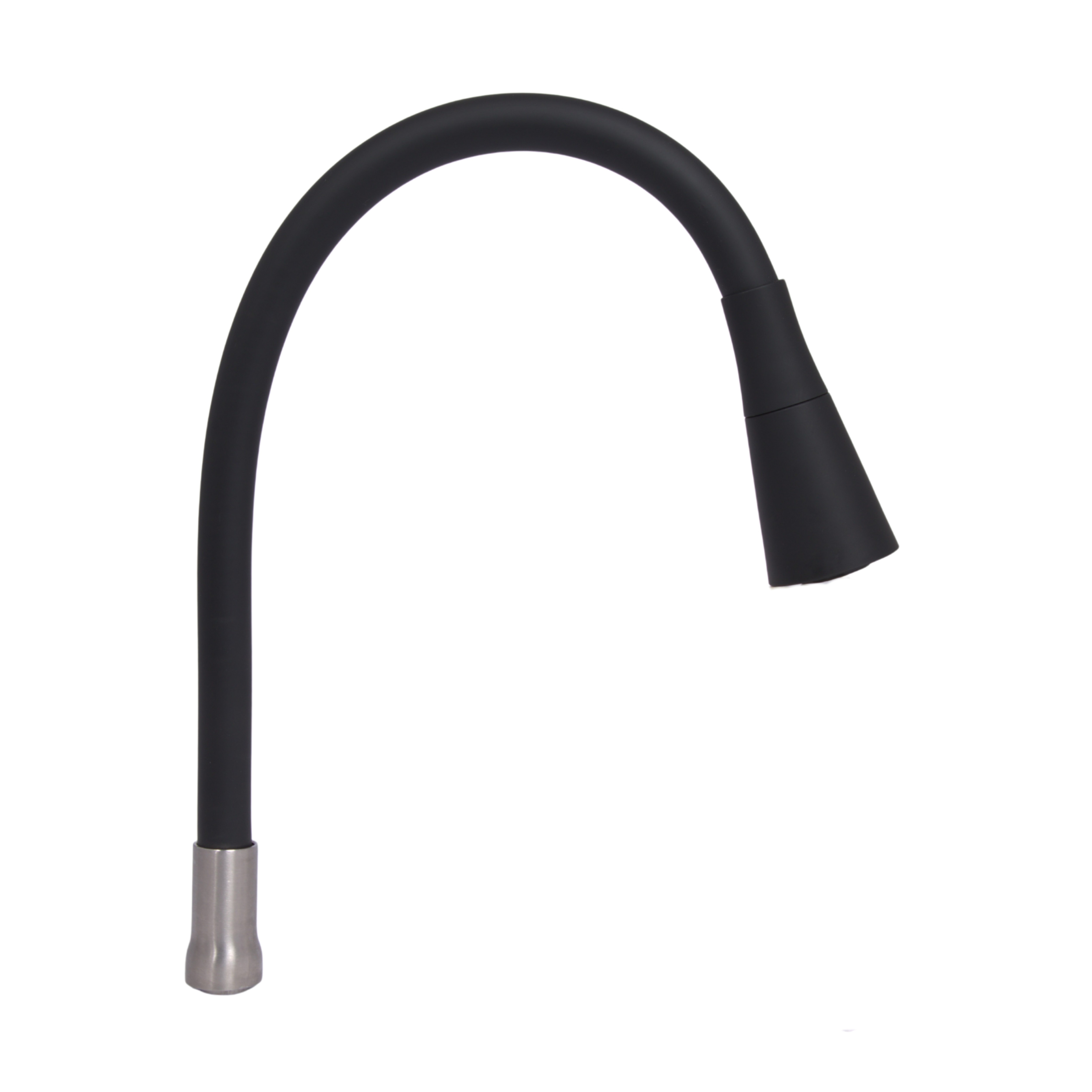 Излив в сборе для смесителя для кухни Lidz Aria 015F31 Nickel/Black (285 х 230 х 47) 565 мм (LDARI2852304749381)