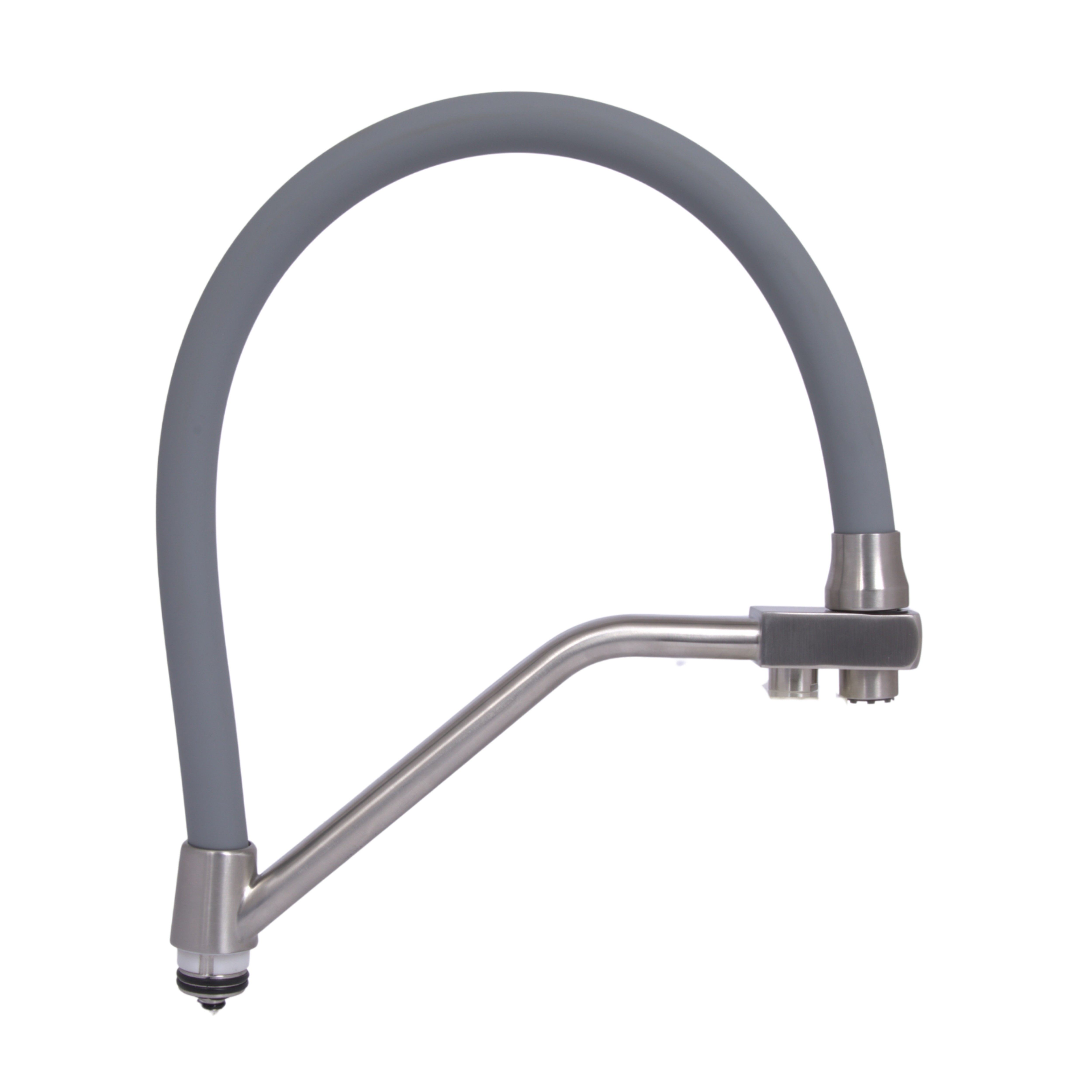 Излив в сборе для смесителя для кухни Lidz Aria 020F3 Grey (340 х 270 х 32) (LDARI3402703249338)