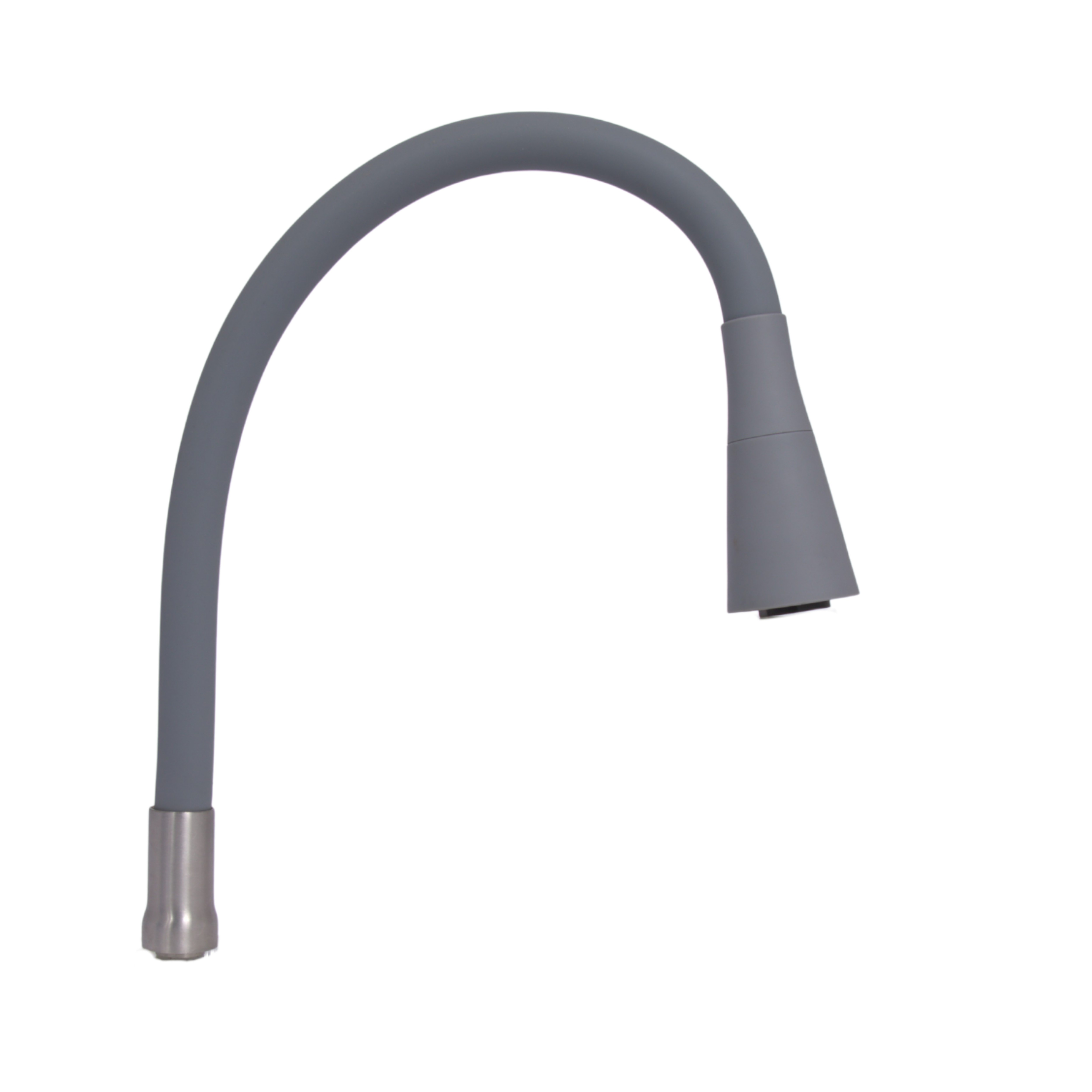 Излив в сборе с аэратором для смесителя для кухни Lidz Aria 015F31 Nickel/Grey (270 х 240 х 47) (LDARI2702404749340)