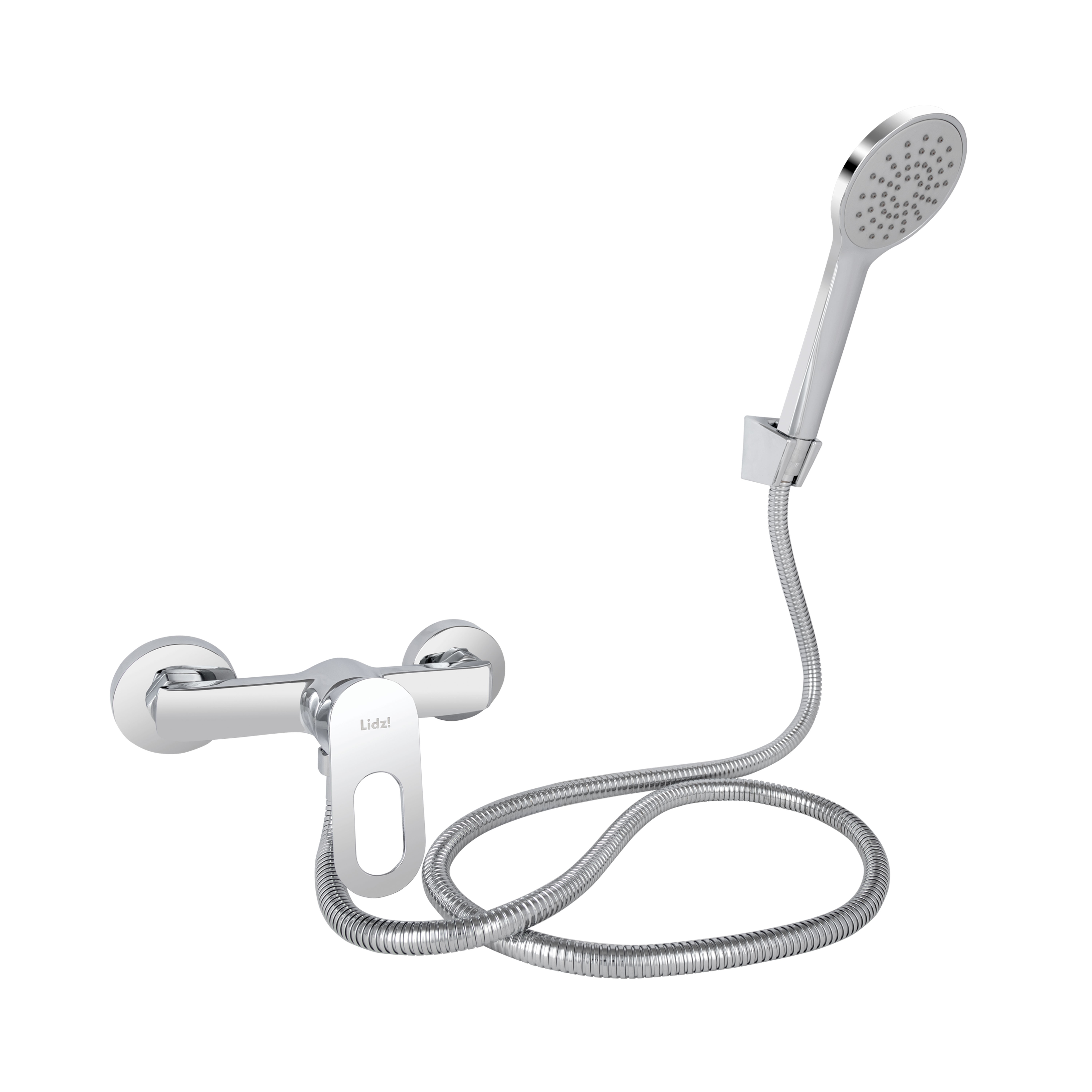 Змішувач для душу Lidz Latwa 010 (з душовим гарнітуром) (k40) Chrome (LDLAT010CRM45416)