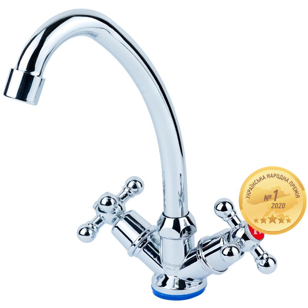 Смеситель для кухни Aquatica QM 1/2" эконом на гайке (КРАТНО 2 ШТ)
