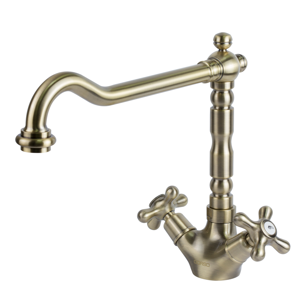 Змішувач для кухні Corso Brenta 1/2 Г-вилив на шпильці (K) Змішувач для кухні Corso Brenta 1/2 Г-вилив на шпильці (K)