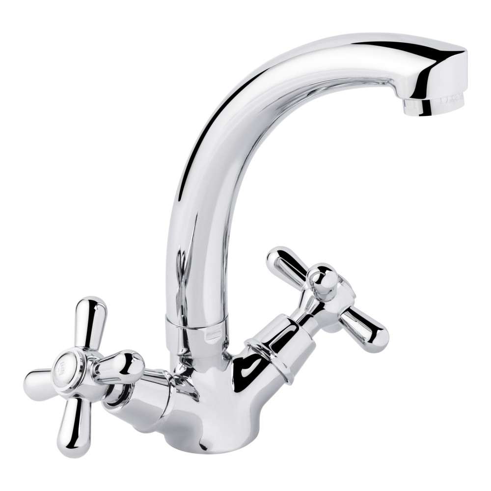 Змішувач для кухні Lidz Dominox 272 двохвентильний Chrome (LDDOM272CRM35537)