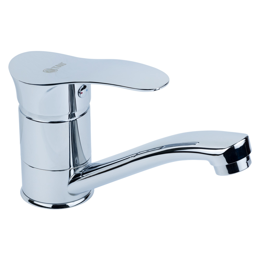 Змішувач для кухні TAU s07 гусак прямий 150мм на шпильці Ø40 мм