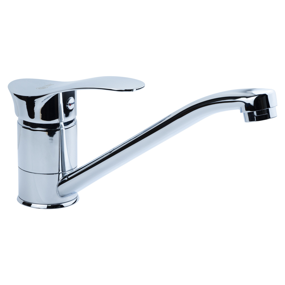 Змішувач для кухні TAU s07 гусак прямий 250мм на шпильці Ø40 мм