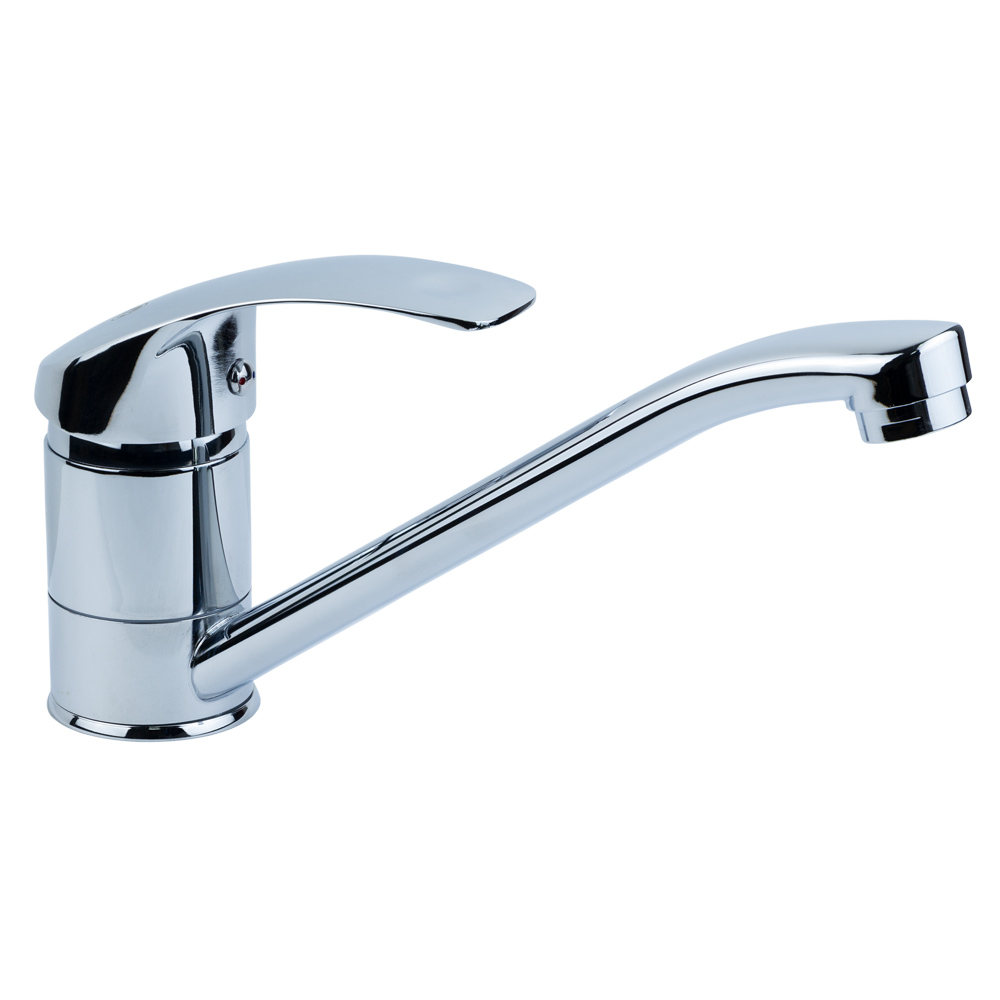 Змішувач для кухні TAU s40 гусак прямий 250мм на шпильці Ø40 мм