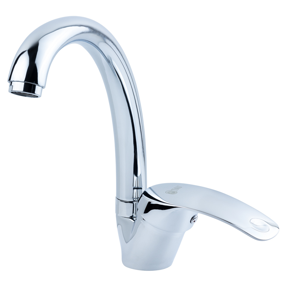 Змішувач для кухні TAU s40 гусак вухо на гайці Ø40 мм Змішувач для кухні TAU s40 гусак вухо на гайці Ø40 мм