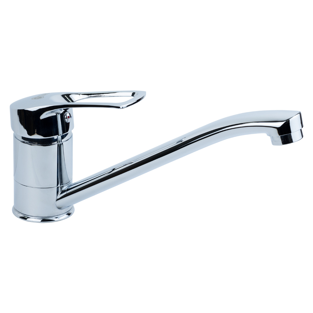 Змішувач для кухні TAU s43 гусак прямий 250мм на шпильці Ø40 мм