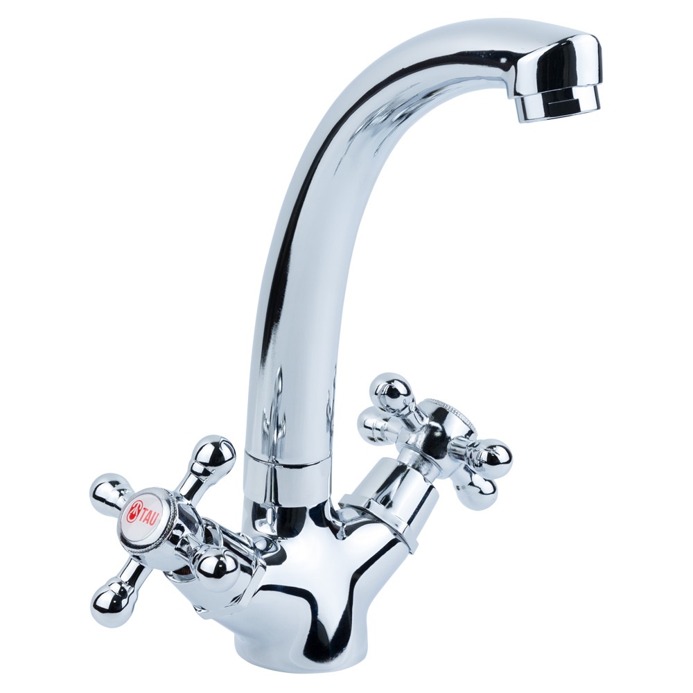 Змішувач для кухні TAU s70 1/2" гусак на шпильці