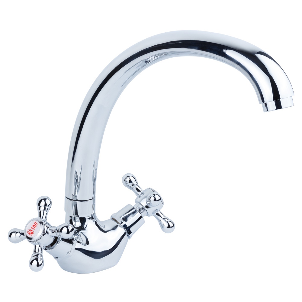 Змішувач для кухні TAU s70 1/2" гусак вухо на гайці