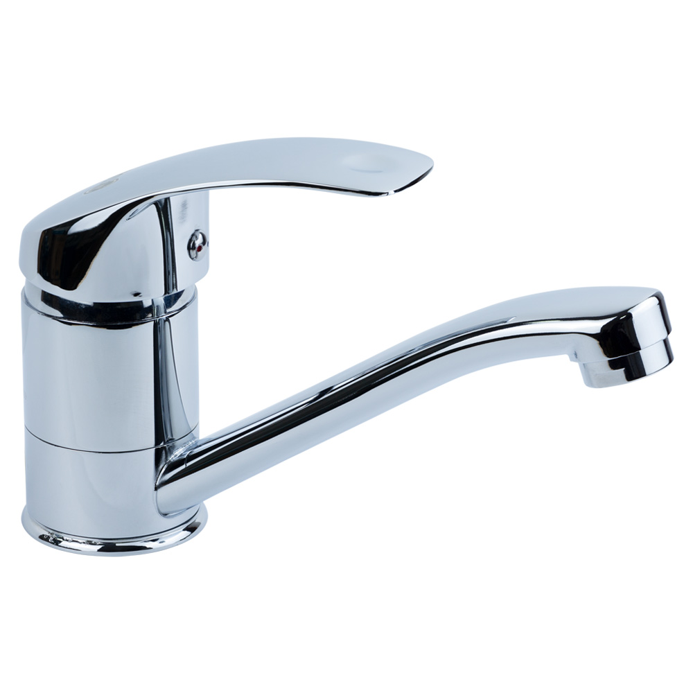 Змішувач для кухні TAU SD гусак прямий 150мм на шпильці Ø40 мм