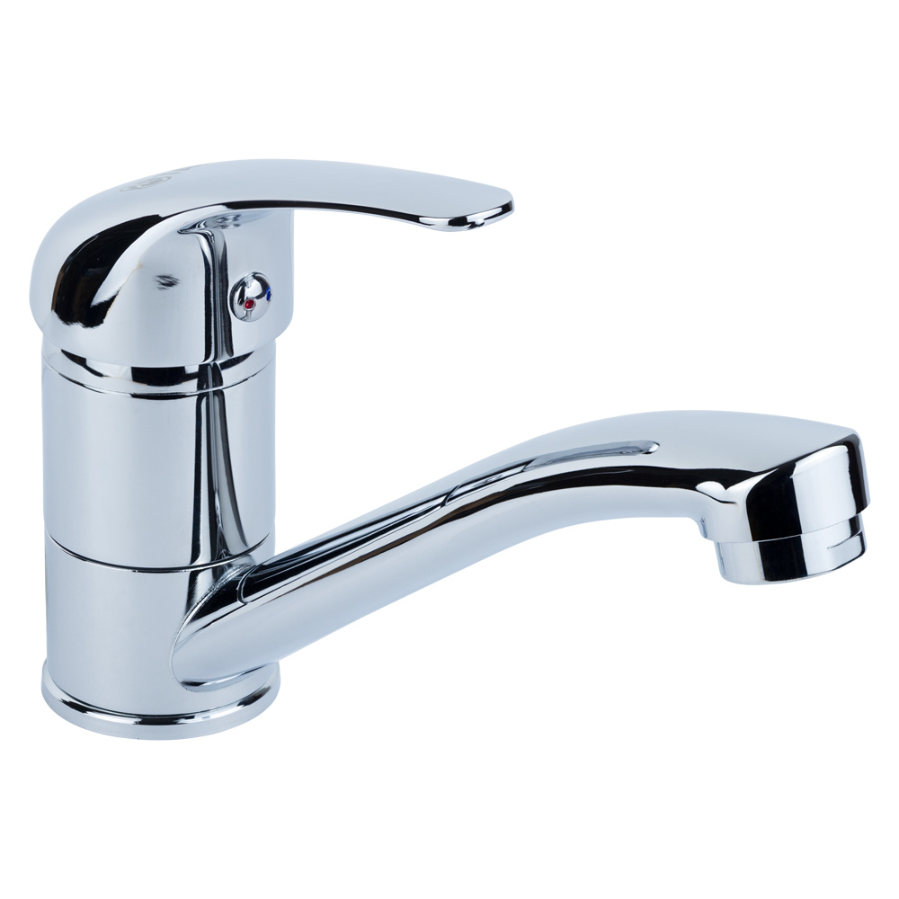 Змішувач для кухні TAU TN гусак прямий 150мм на шпильці Ø35 мм (КРАТНО 2 шт)