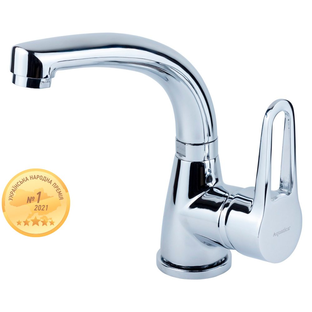 Змішувач для раковини Aquatica HL на гайці Ø35 мм