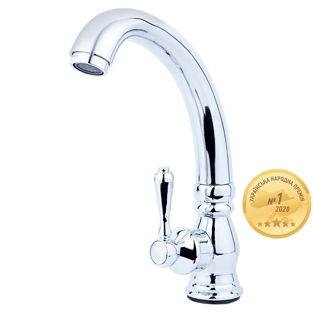 Змішувач для раковини Aquatica PL 1/2" монокран на гайці (КРАТНО 2 ШТ)