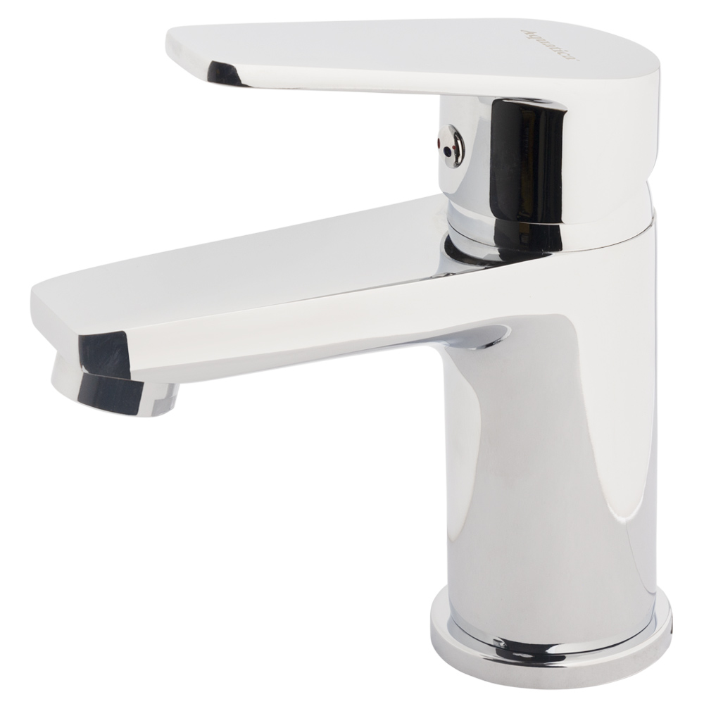 Змішувач для раковини Aquatica s37 литий на шпильці Ø35 мм Змішувач для раковини Aquatica s37 литий на шпильці Ø35 мм