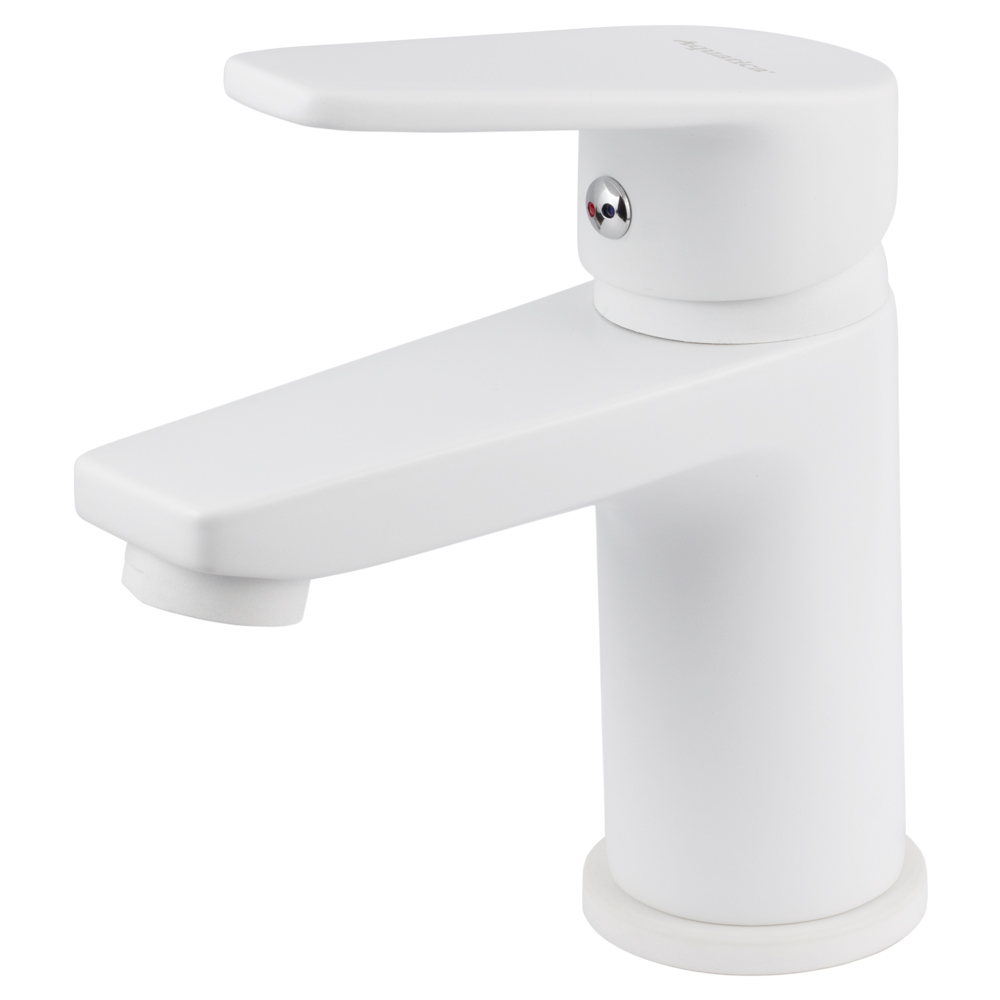 Змішувач для раковини Aquatica s37 (W) литий на шпильці Ø35 мм