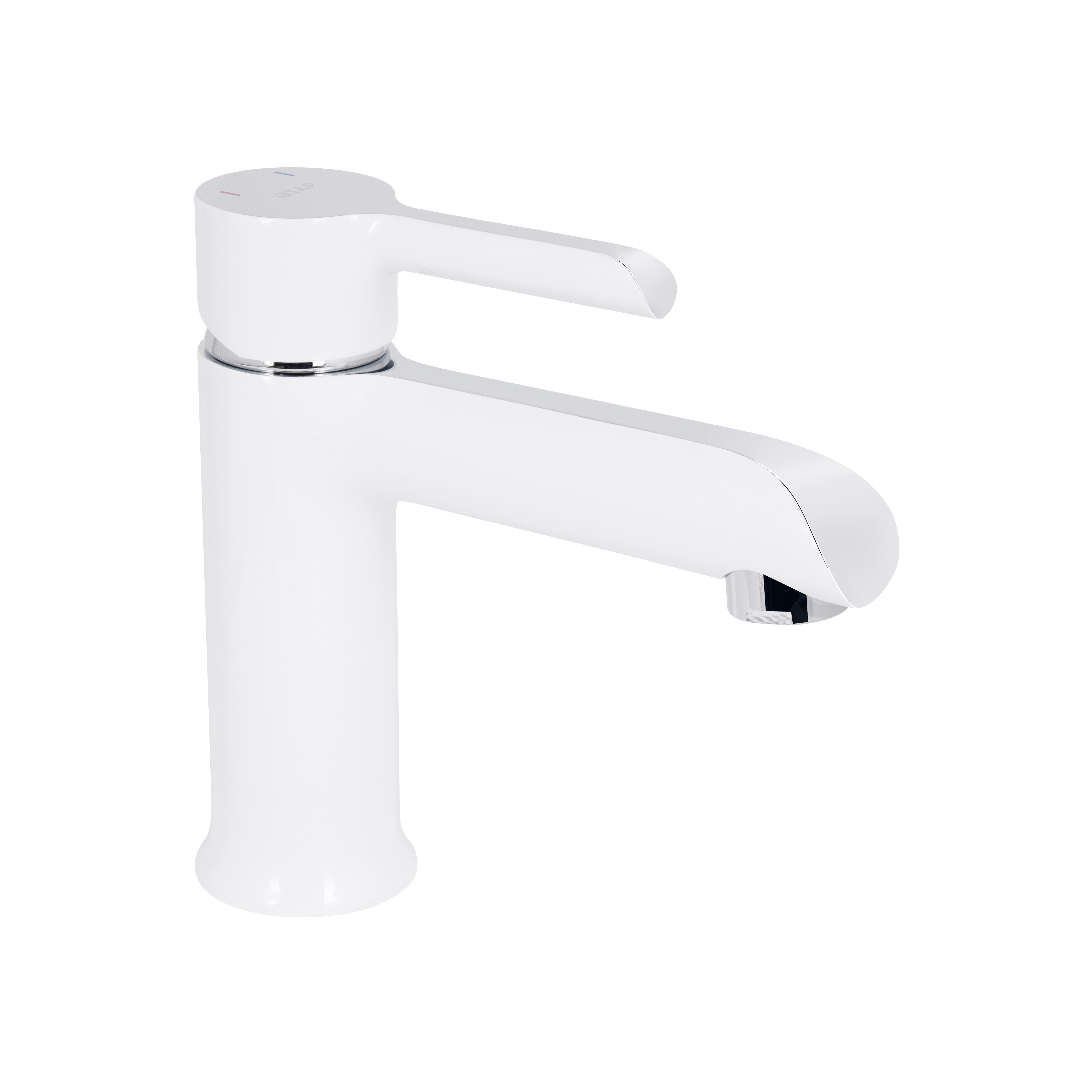 Змішувач для раковини Qtap Grand Chrome/White (QTGRAWCR001F)