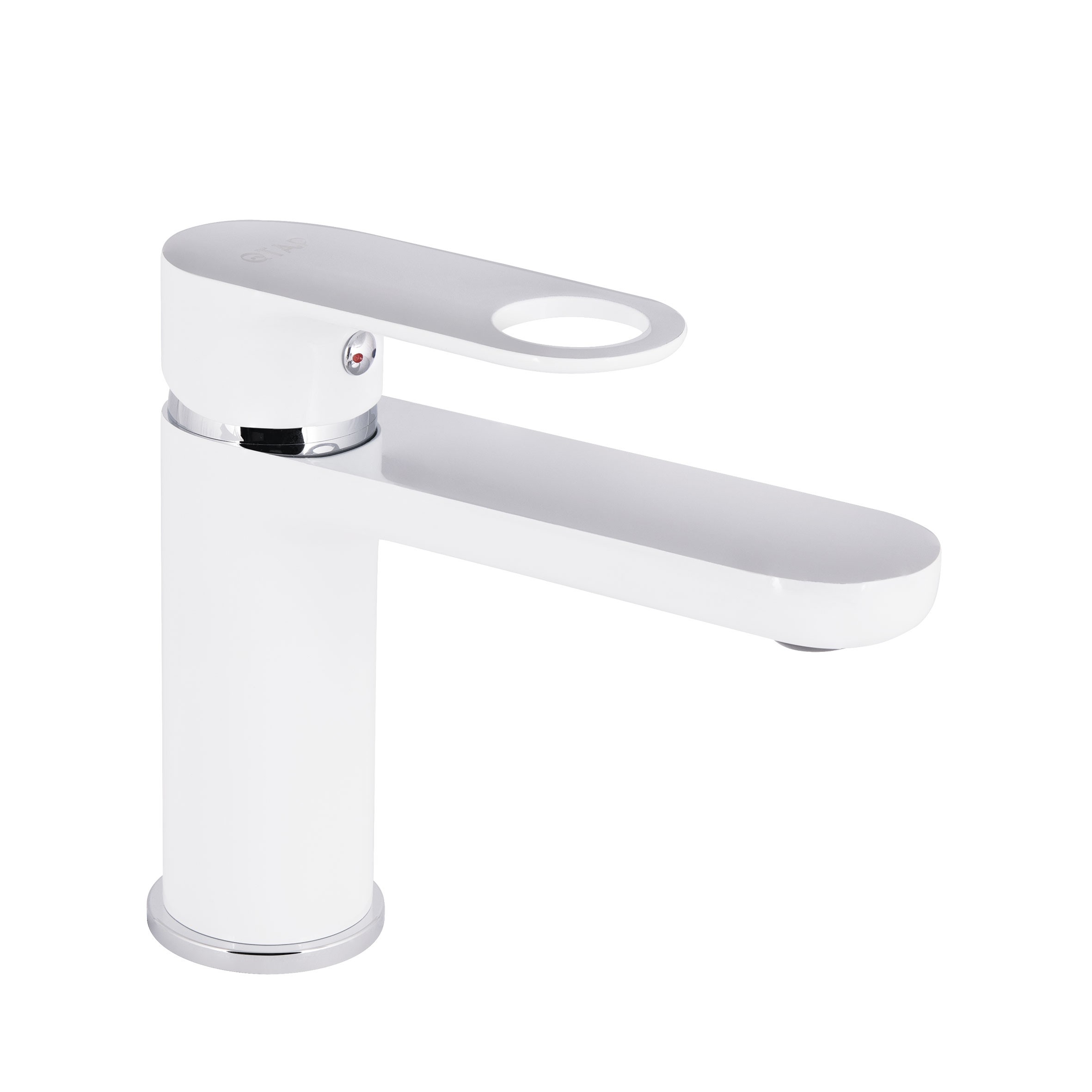 Змішувач для раковини Qtap Jay Chrome/White (QTJAY270CRW45551)