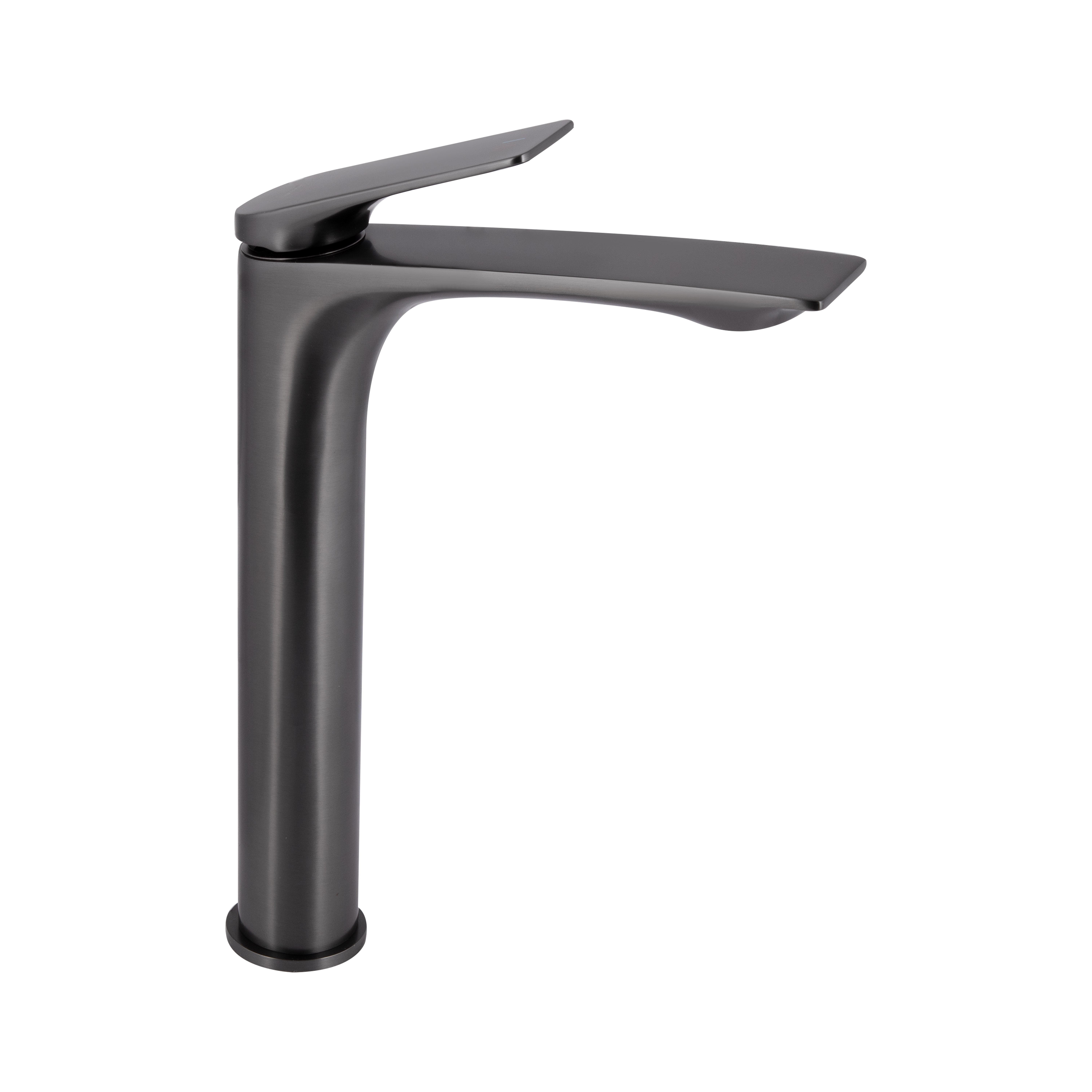 Змішувач для раковини Qtap Vlasta New високий Gunmetal Black PVD (QTVLA269GMB45653)