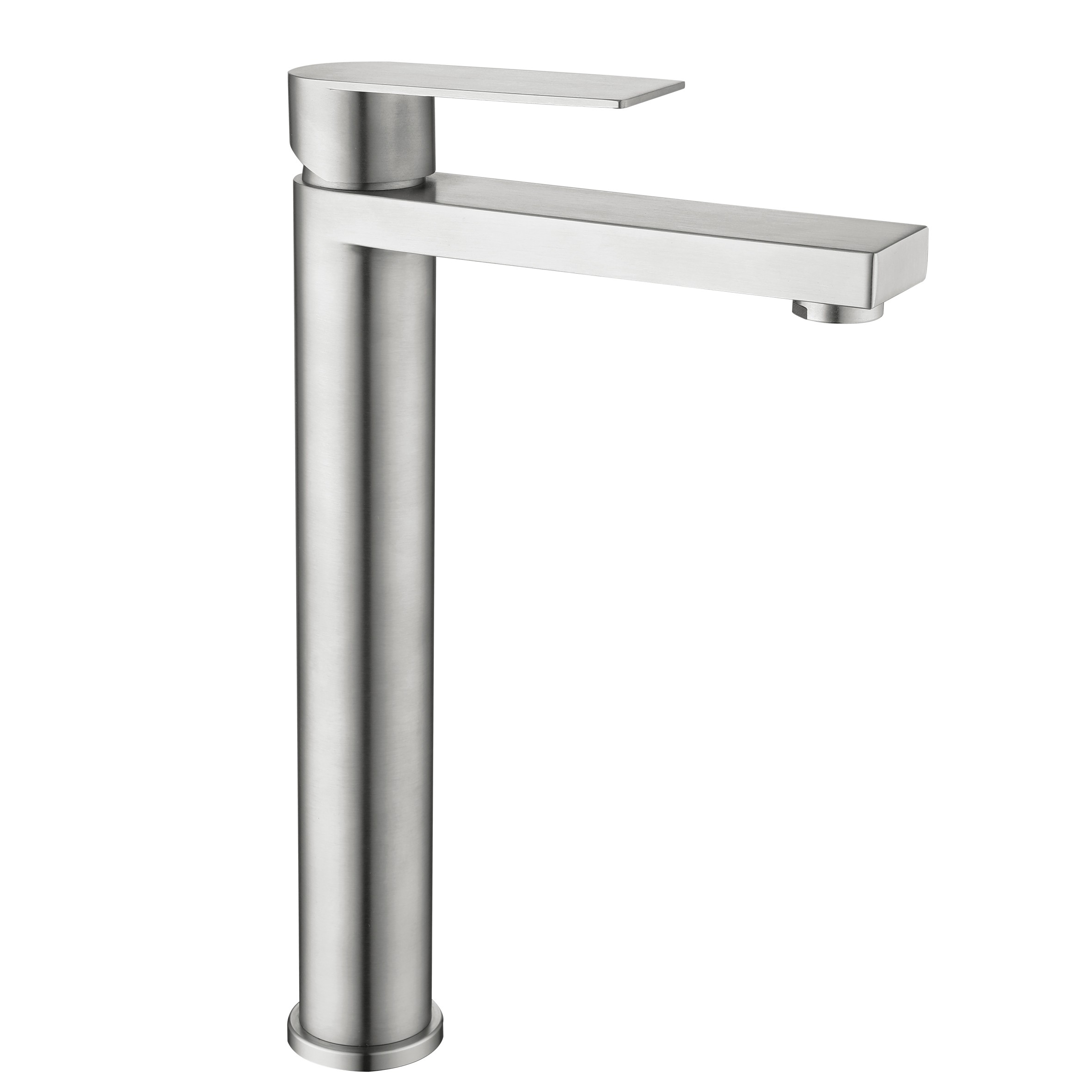 Смеситель для раковины высокий Lidz Nexus 001FH Nickel (k35) (LDNEX001FHNKS49185)