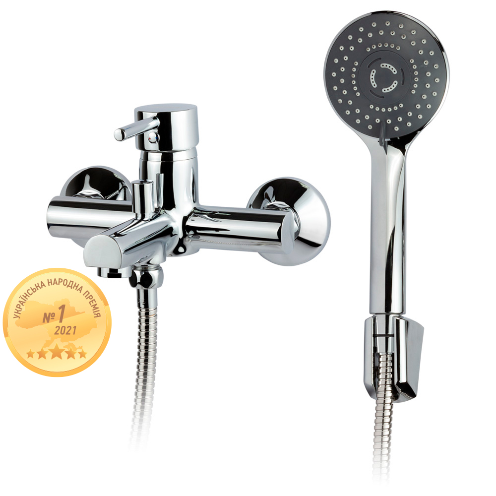 Змішувач для ванни Aquatica HF литий Ø35 мм Змішувач для ванни Aquatica HF литий Ø35 мм